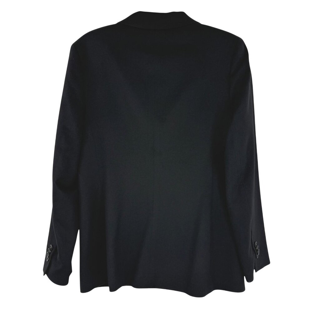 Brooks Brothers Loro Piana Black Italian Luxury Cashmere Blazer Jacket Workwear - Picture 8 of 16